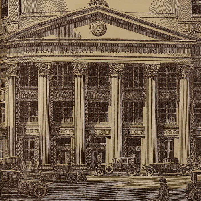 An illustration of the bank from 1923