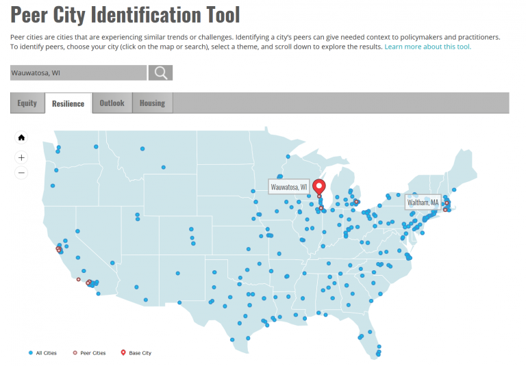 Peer City Identification Tool