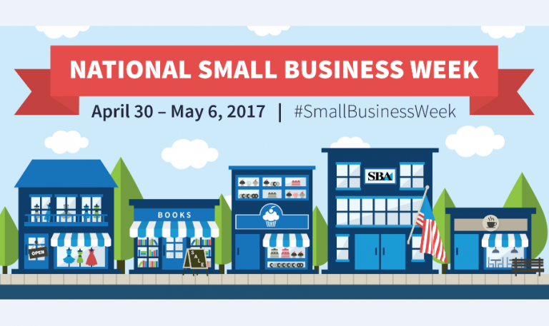 National small business week banner