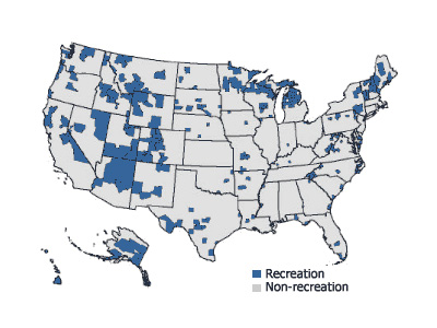 Recreational counties