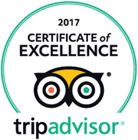 Trip Advisor 2017  Certificate of Excellence