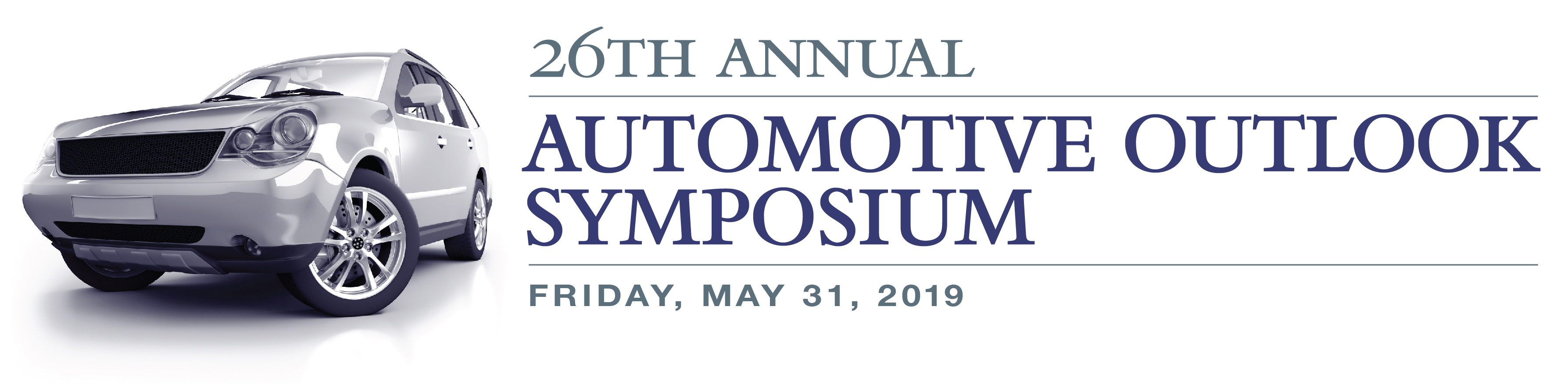 26th Annual Automotive Outlook Symposium logo. 