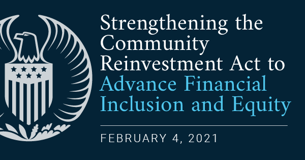 Strengthening the Community Reinvestment Act to Advance Financial Inclusion and Equity