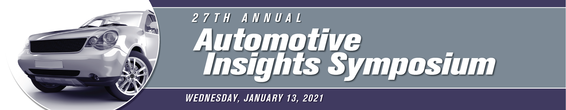 Banner image for the 2021 Automotive Insights Symposium