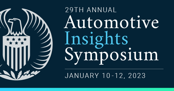 29th Annual Automotive Insights Symposium, Making the Shift: Electric Vehicles and their Impact on Sticker Prices and Automotive Jobs