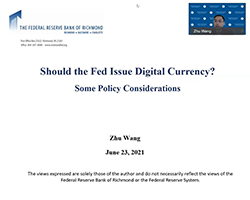 Should the Fed Issue Digital Currency?