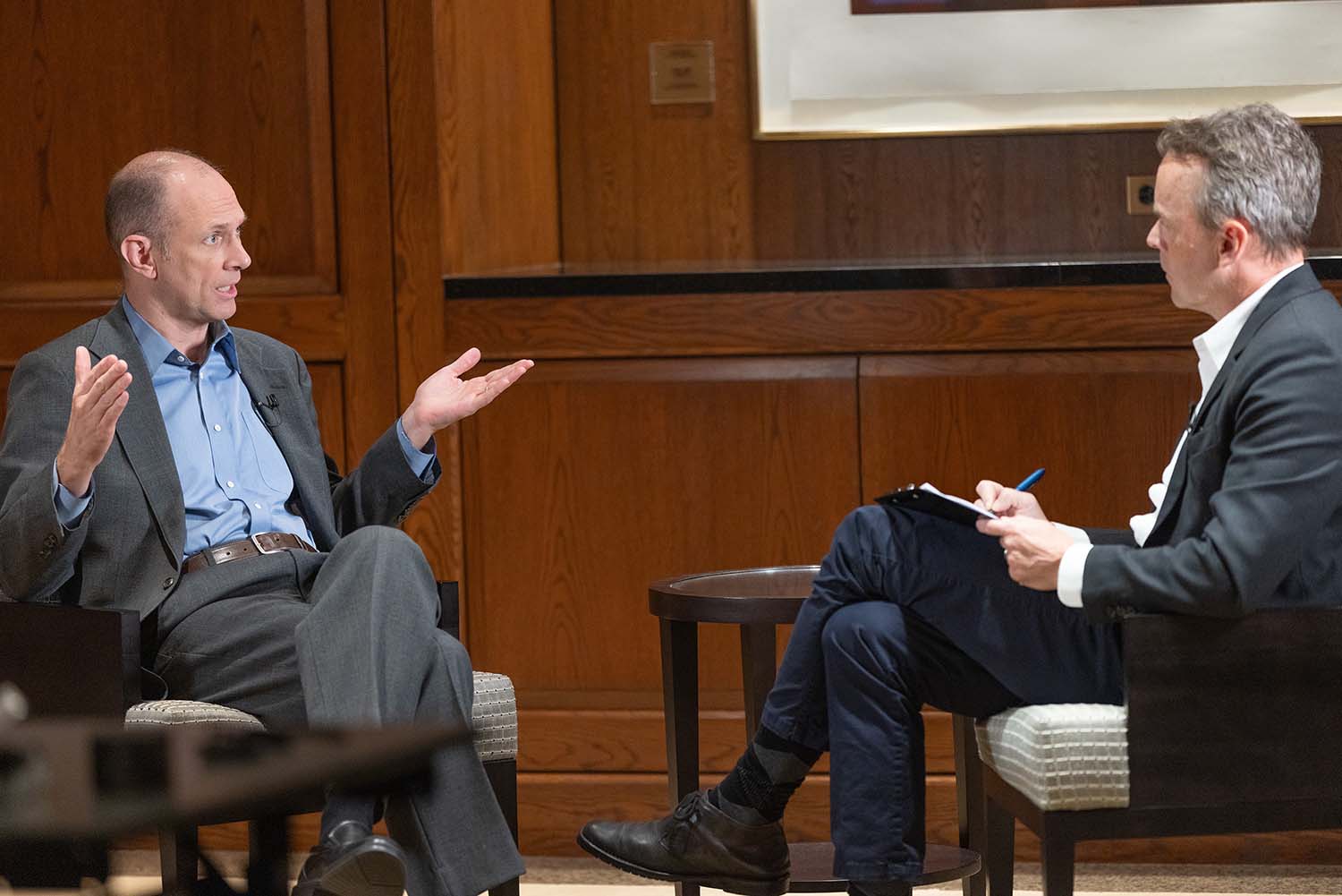 Chicago Fed President Austan Goolsbee responds to interview questions
