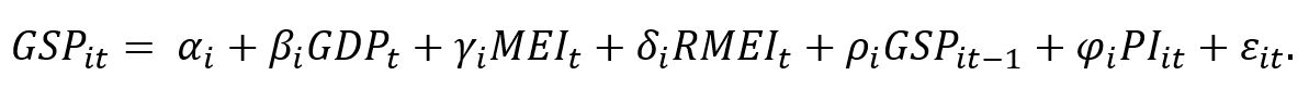 Linear regression model