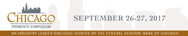 Chicago Payments Symposium logo - september 26 and 27th, 2017