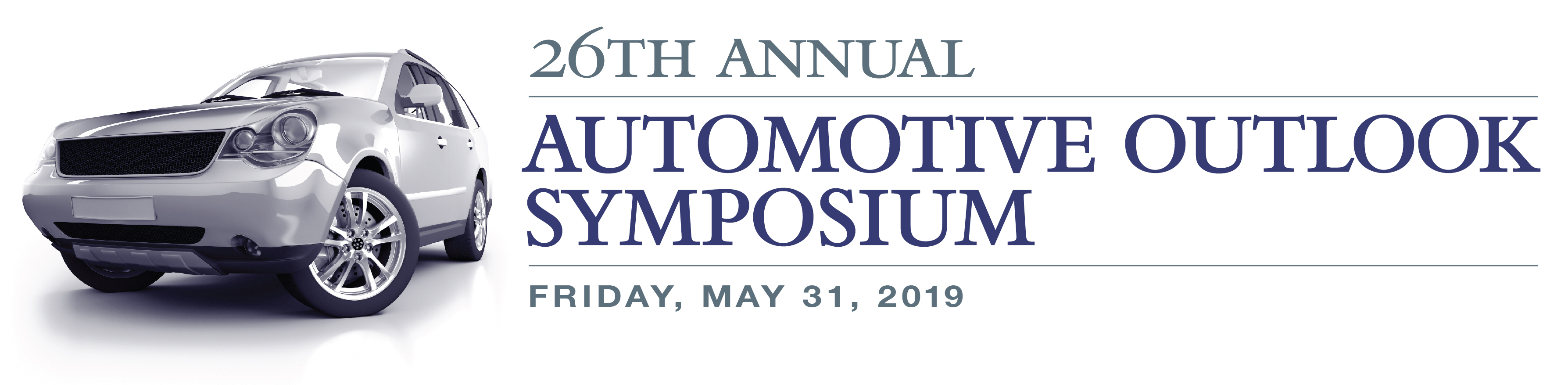 26th Annual Automotive Outlook Symposium logo.