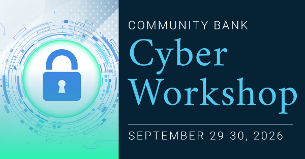Community Bank Cyber Workshop banner