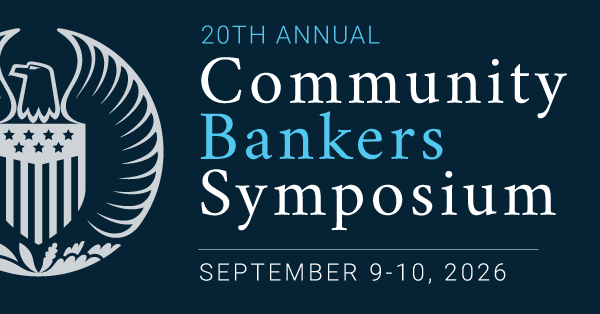 Community Bankers Symposium event graphic