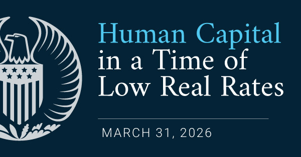 Human Capital in a Time of Low Real Rates event banner
