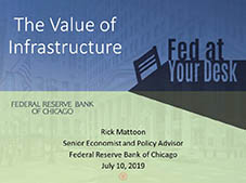 Title slide of Rick Mattoon's webinar 'The Value of Infrastructure'